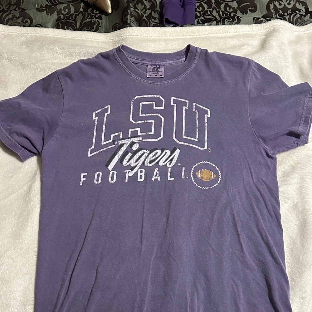 Purple LSU Tigers Football Shirt